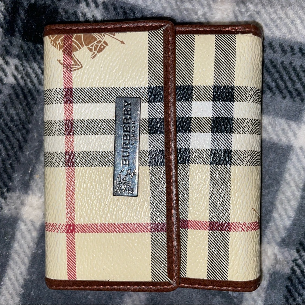 Burberry Wallet (Tan with Stripes)